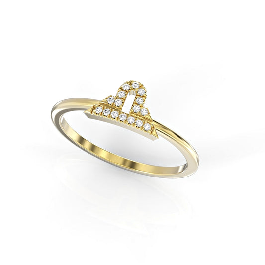 Libra Zodiac Ring