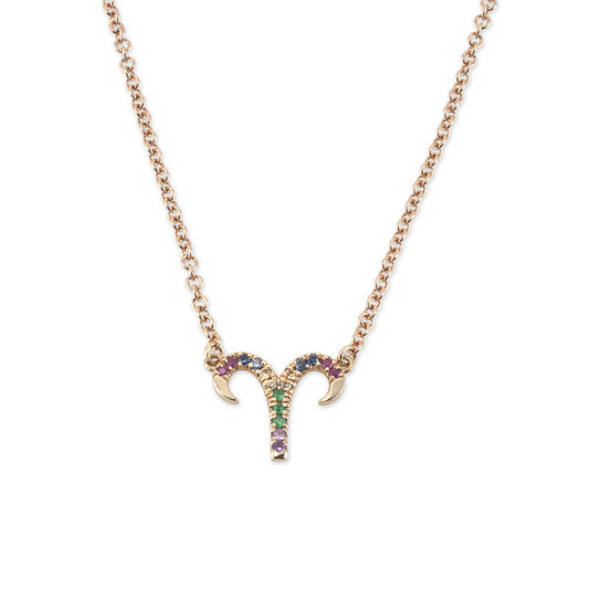 Aries Zodiac Necklace