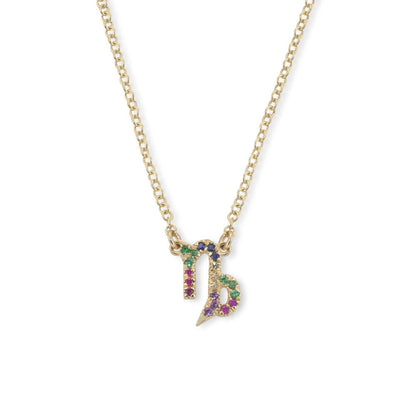Capricorn Zodiac Necklace