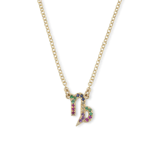Capricorn Zodiac Necklace