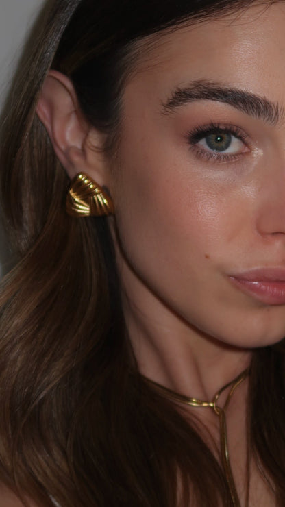 Vintage Triangle Earrings