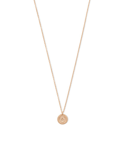 CIRCLE WITH HAMSA Necklace