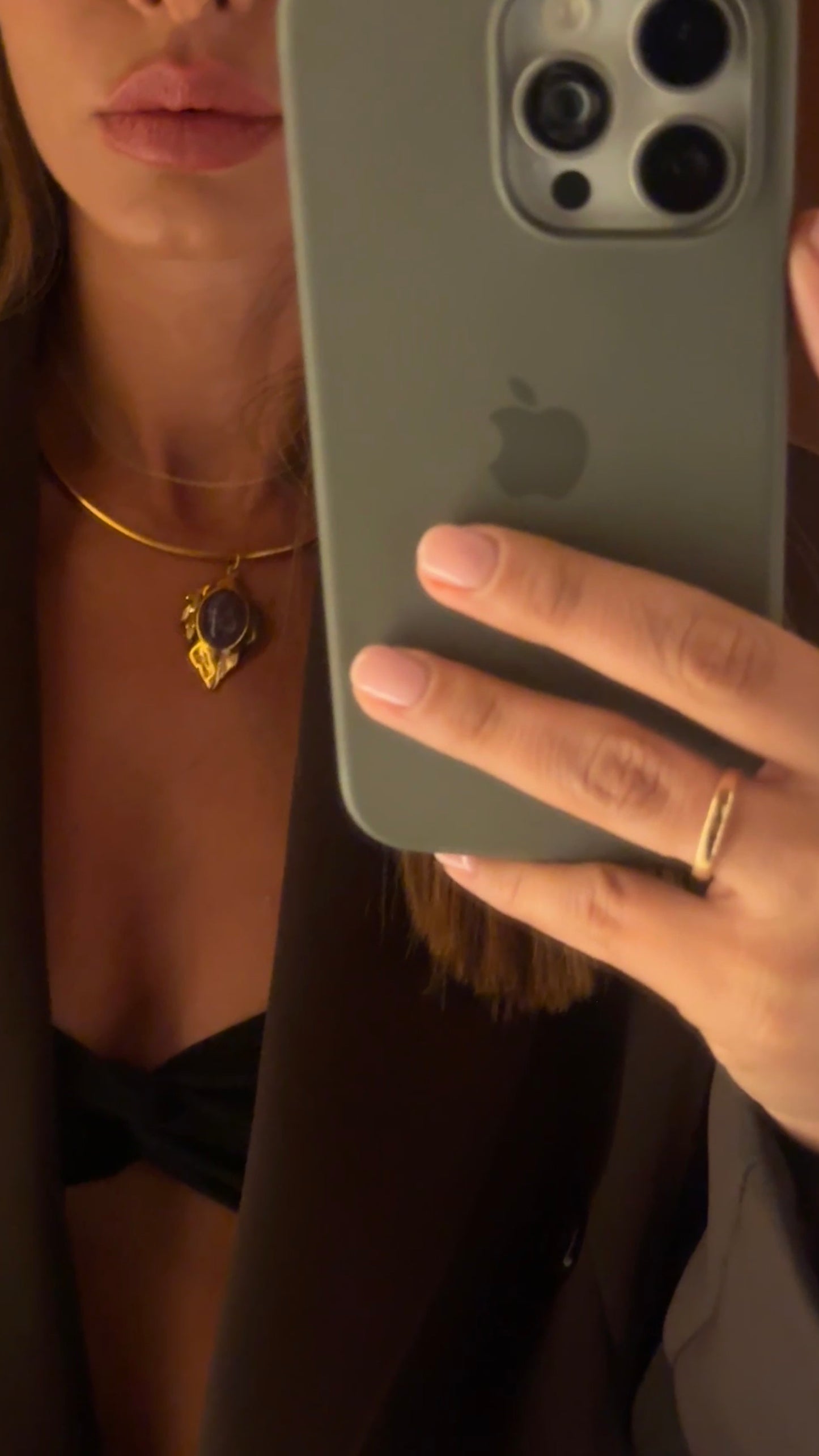 Vintage agate necklace