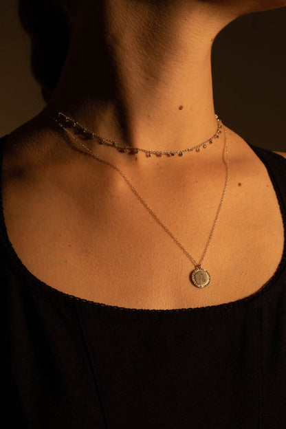 SCORPIO ZODIAC COIN Necklace