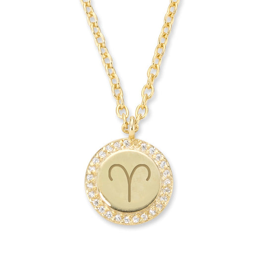 ARIES ZODIAC COIN Necklace