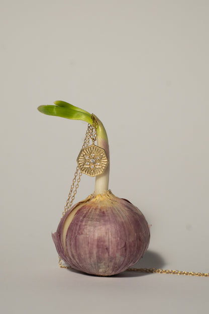 OCTAGON WITH MAGEN DAVID Necklace