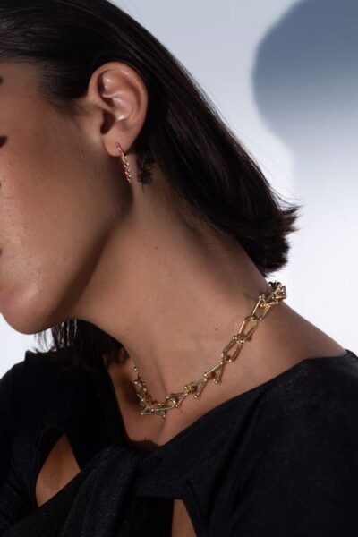 SINGLE MAGIC Black Diamonds Earring