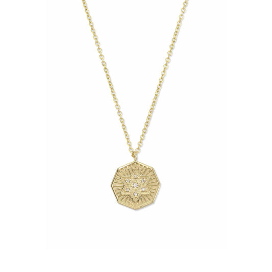 OCTAGON WITH MAGEN DAVID Necklace