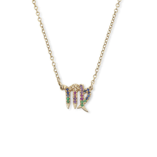 Virgo Zodiac Necklace