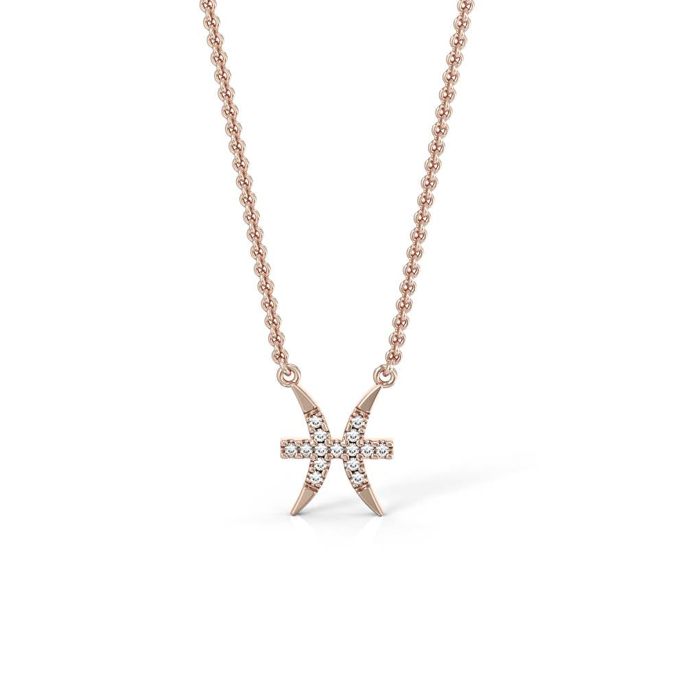 Pisces Zodiac Necklace