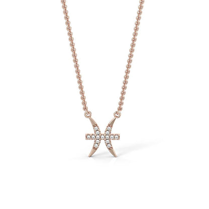 Pisces Zodiac Necklace