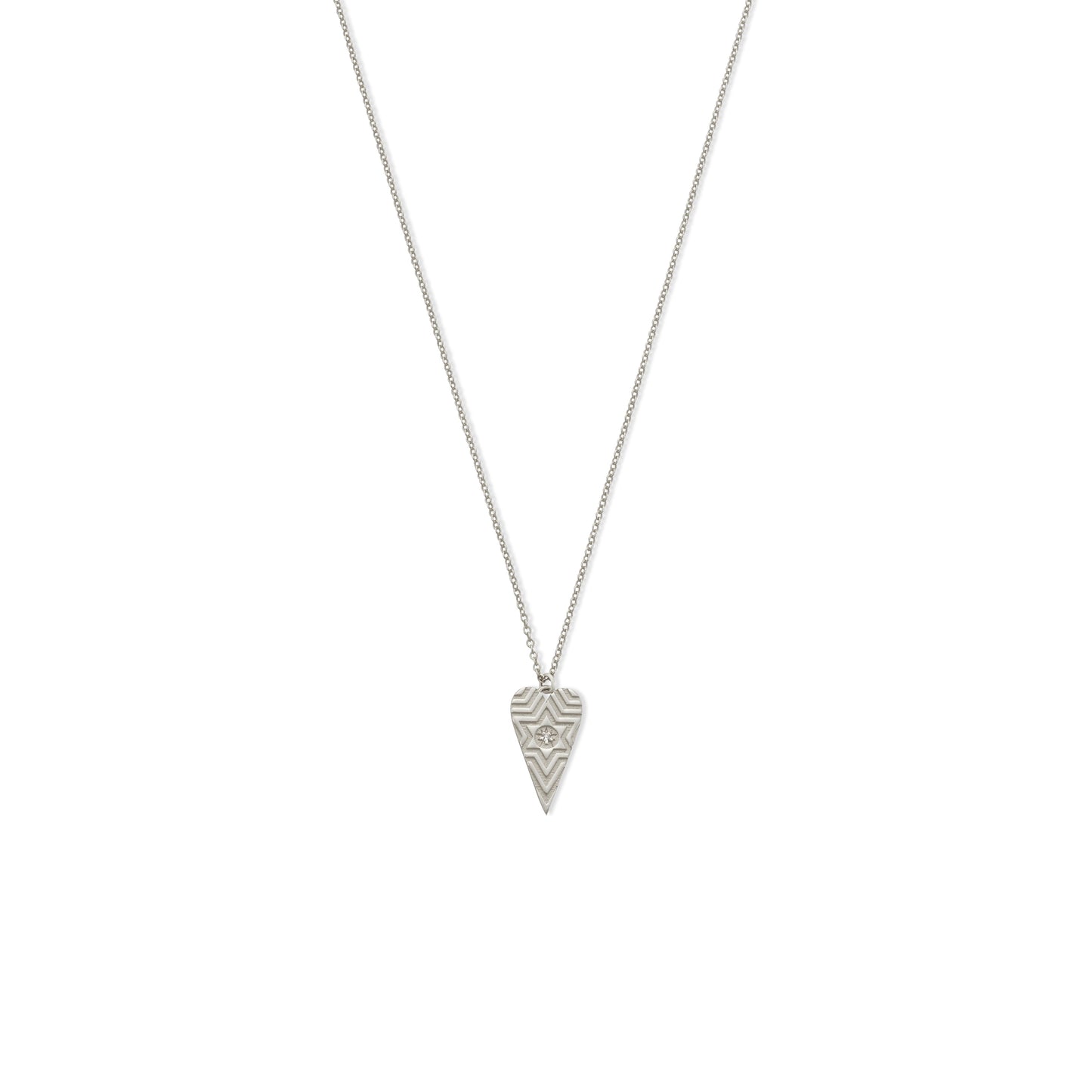 HEART WITH MAGEN DAVID Necklace