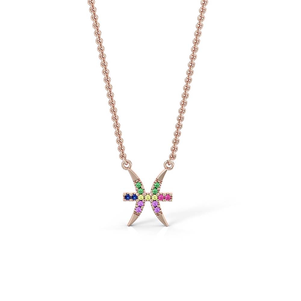 Pisces Zodiac Necklace