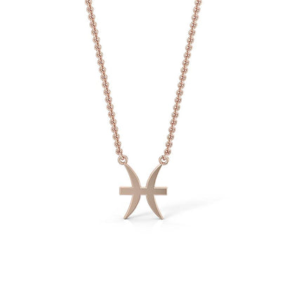 Pisces Zodiac Necklace