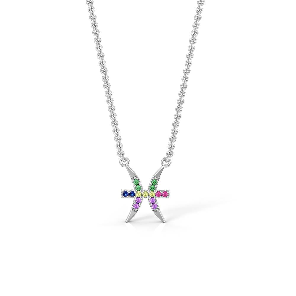 Pisces Zodiac Necklace