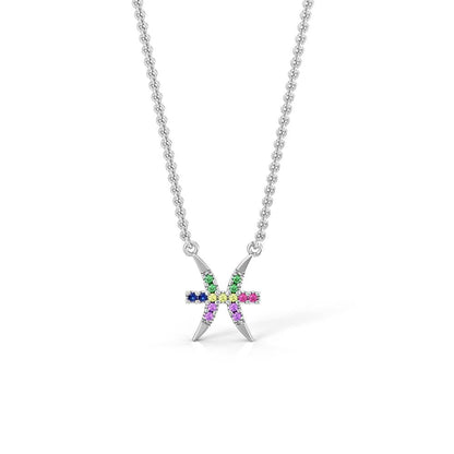 Pisces Zodiac Necklace