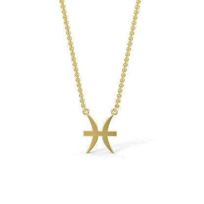 Pisces Zodiac Necklace