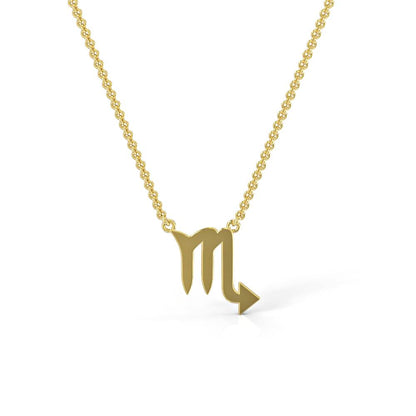 Scorpio Zodiac Necklace