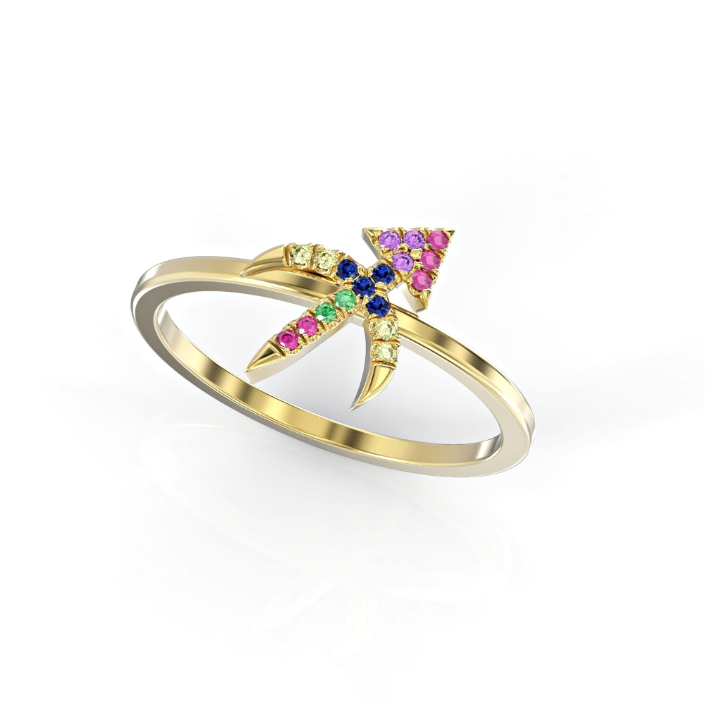 Sagittarius Zodiac Ring