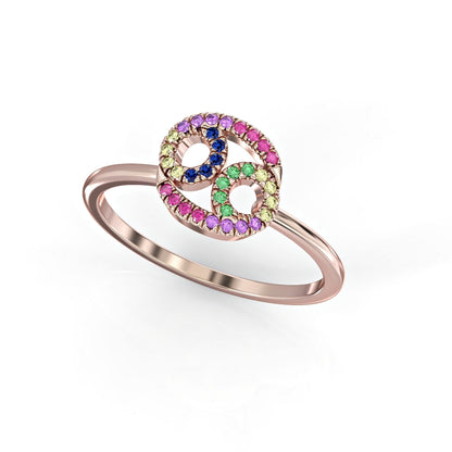 Cancer Zodiac Ring