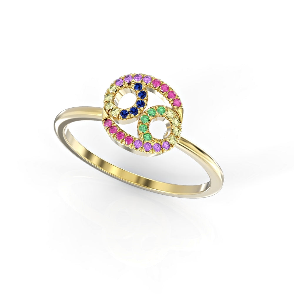 Cancer Zodiac Ring