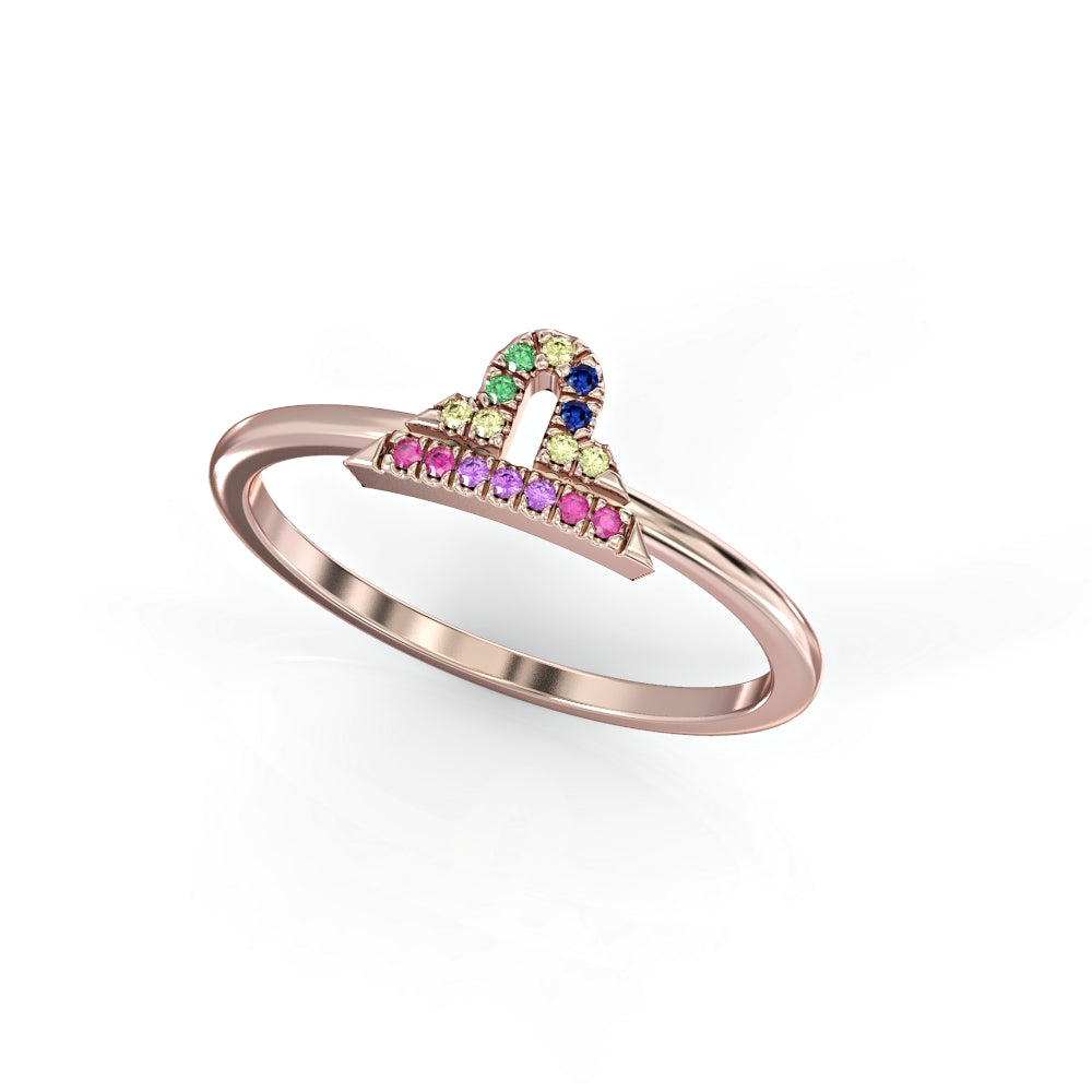 Libra Zodiac Ring