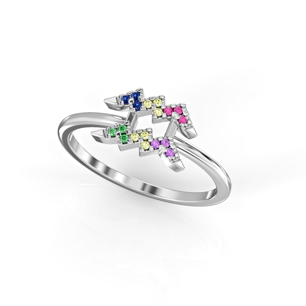 Aquarius Zodiac Ring