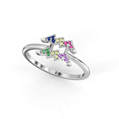 Aquarius Zodiac Ring