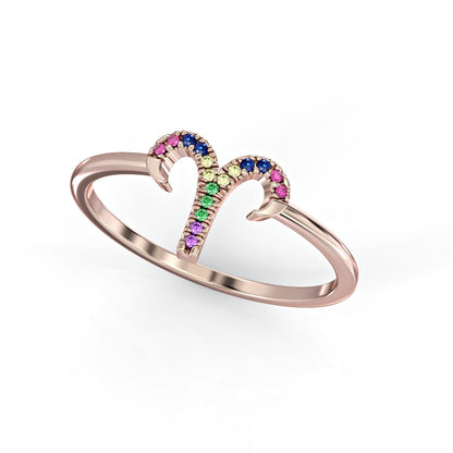 Aries Zodiac Ring