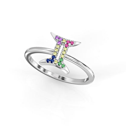 Gemini Zodiac Ring