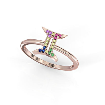 Gemini Zodiac Ring