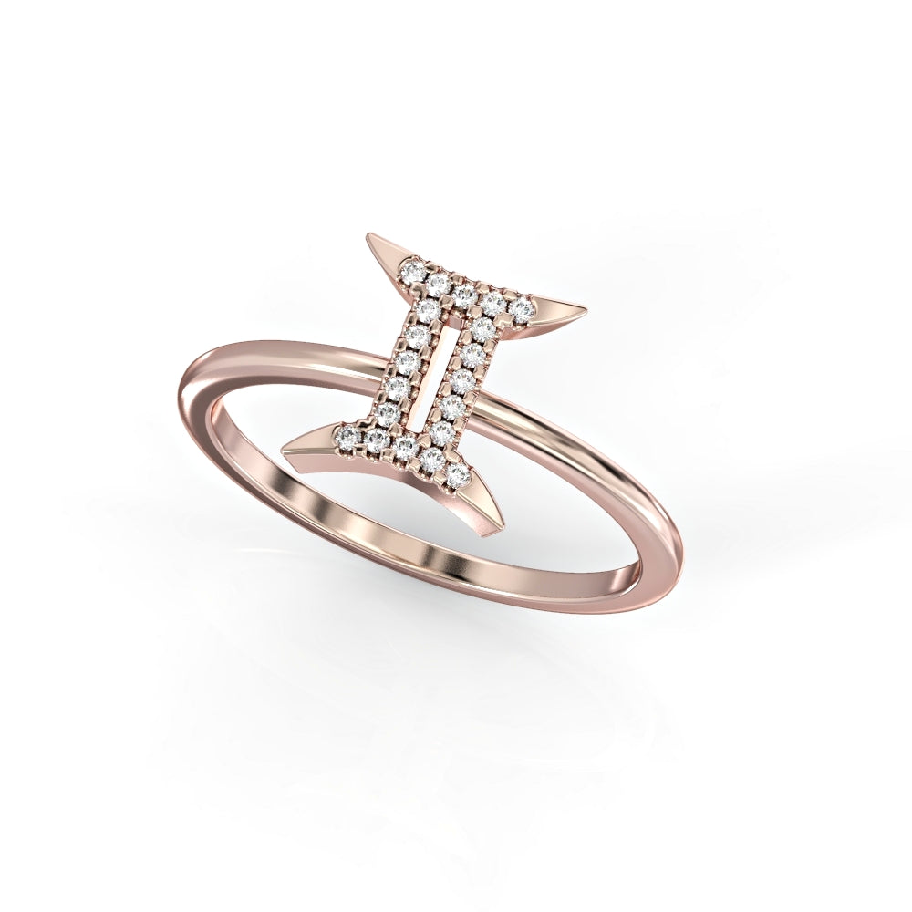 Gemini Zodiac Ring