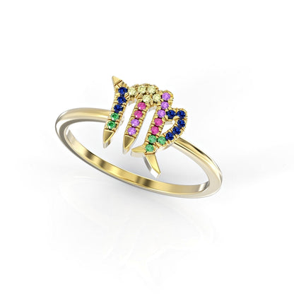 Virgo Zodiac Ring