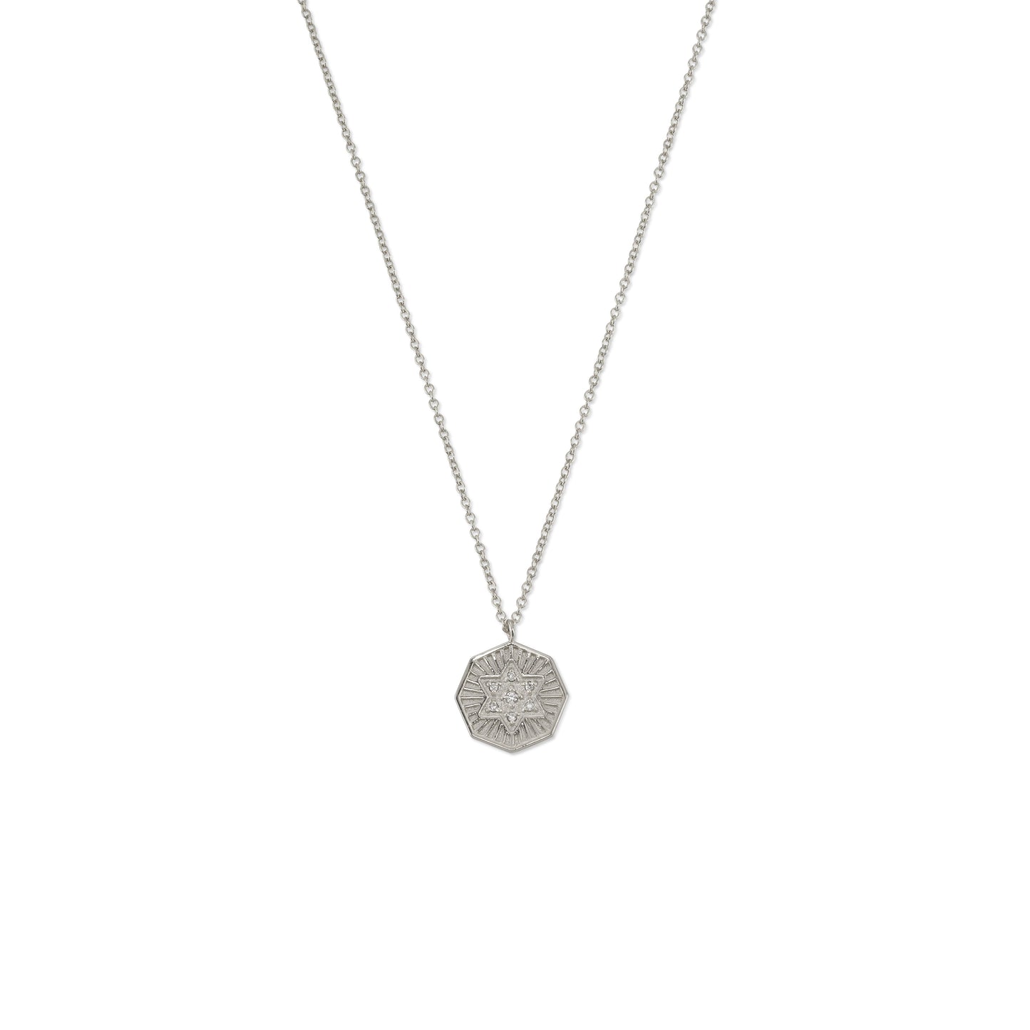 OCTAGON WITH MAGEN DAVID Necklace