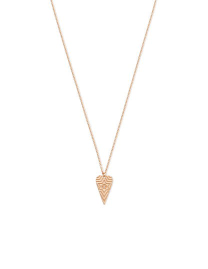 HEART WITH MAGEN DAVID Necklace