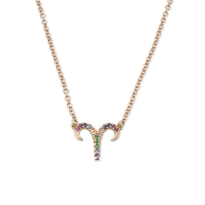 Aries Zodiac Necklace
